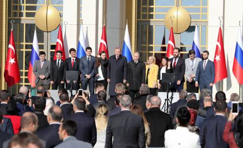 Lotta a terrorismo e "pax siriana" al vertice Erdogan-Putin-Rouhani