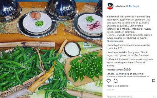 Dopo le camicie, i consigli in cucina delle Isoardi su Instagram