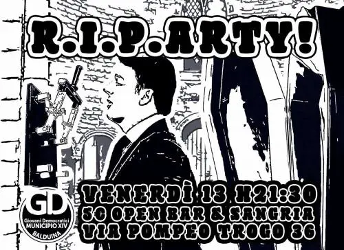 "R.i.p.arty", i giovani Pd fanno il "funerale" a Renzi