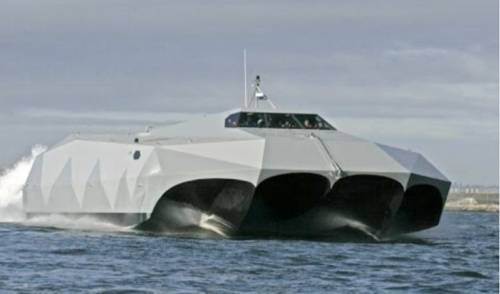 Lo scafo sperimentale 'stealth'  progettato per i Navy Seal Usa