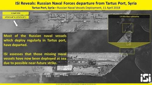 Mosca si prepara alla guerra: navi uscite dal porto di Tartus