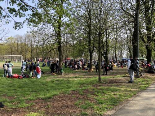 Campi da basket, aree per il running. La seconda vita del Parco Lambro