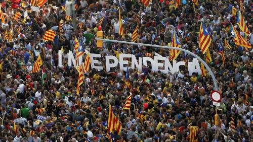 La Catalogna vuole la secessione dell'ora