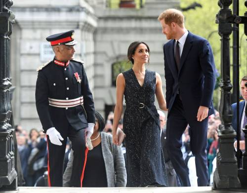 Meghan Markle affettuosa con la Royal Family