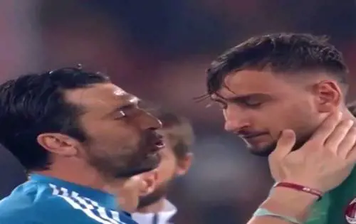Coppa Italia, Buffon consola Donnarumma