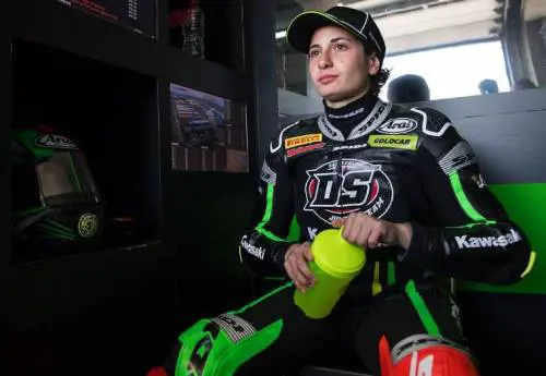 Ana Carrasco, la prima donna in testa a un Mondiale di moto