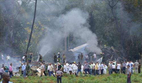 Cuba, Boeing 737 si schianta dopo il decollo da l'Avana