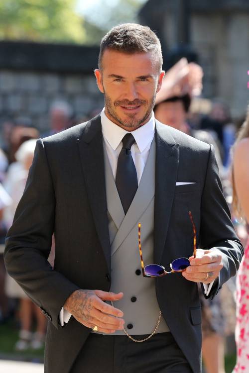 David Beckham e quel dettaglio fisico sfuggito a tutti durante il Royal Wedding