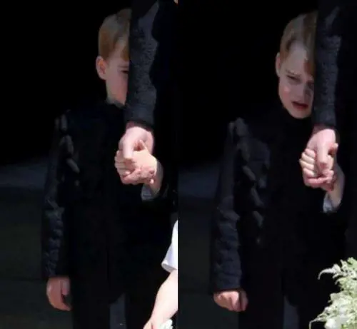 Il "principino" George si annoia al Royal Wedding e i social se la ridono