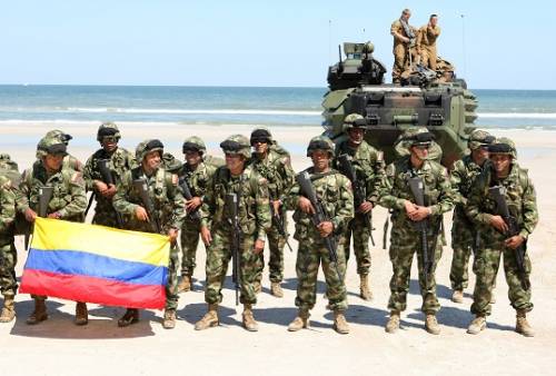 Fanti della marina colombiana