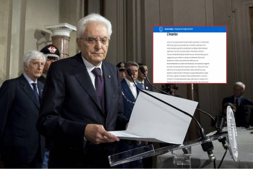 Savona, scrive il sito del governo: "Il Colle non può interferire col premier