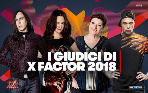Argento, Fedez, Agnelli e Maionchi: i giudici di X Factor 2018