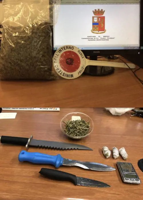 In bus con mezzo chilo di droga: trovata la marijuana per le feste dei rampolli
