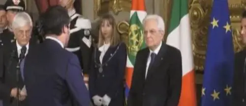 Governo, il giuramento di Matteo Salvini