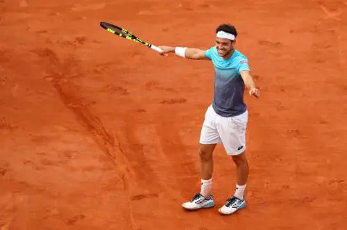 Roland Garros, impresa Cecchinato: batte Goffin e vola ai quarti