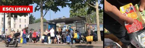 Nel suq gestito dagli immigrati in vendita donazioni della Onlus