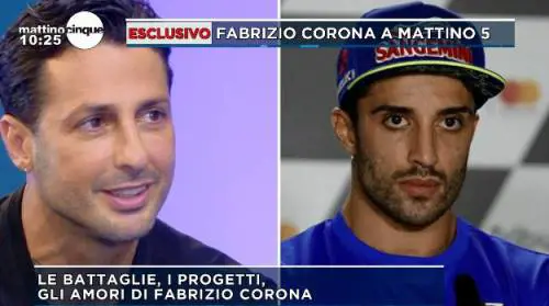 Corona punge Iannone. Poi rivela: "Belen è ossessionata dall'estetica maschile. Cambia gli uomini"