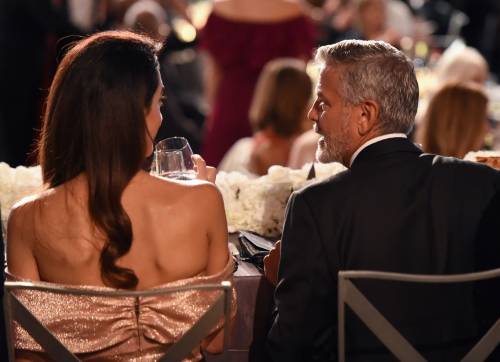 George Clooney e Amal Alamuddin innamorati al gala del cinema
