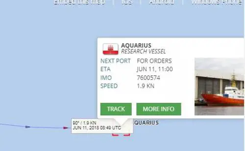 Migranti, ecco la rotta di Aquarius e Sea Watch