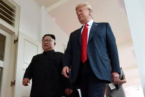 Ecco cosa hanno mangiato Trump e Kim Jong-un a Singapore