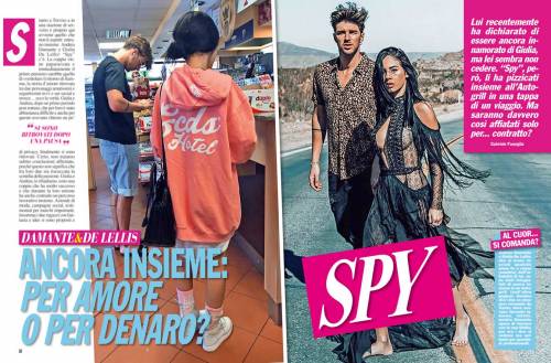 Giulia De Lellis e Andrea Damante beccati insieme in una stazione di servizio