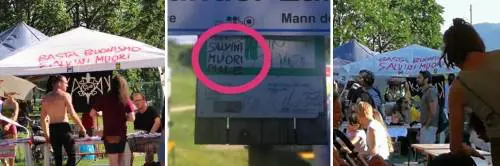 Minacce di morte a Salvini alla festa pagata dalla sinistra