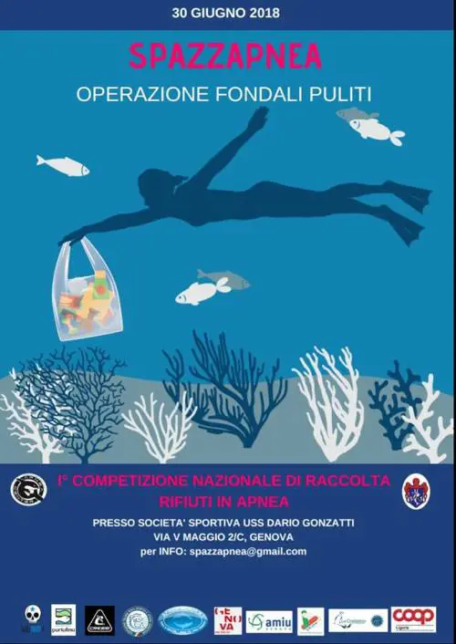 Fondali puliti, a Genova il primo campionato di "SpazzApnea"
