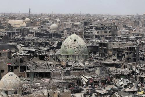 Concerto di musica tra le rovine di Mosul