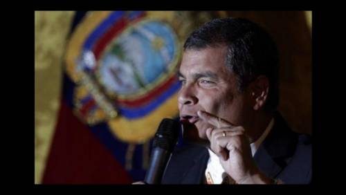 Rafael Correa raggiunto da mandato di cattura internazionale