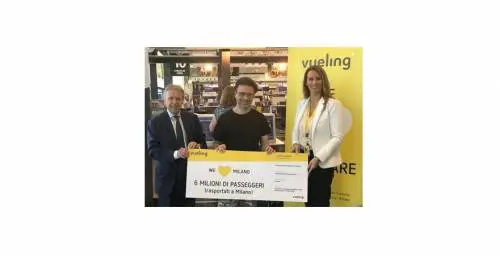 Vueling festeggia 6 milioni di passeggeri a Malpensa