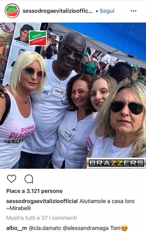 Lega, senatori e militanti offesi su Instagram