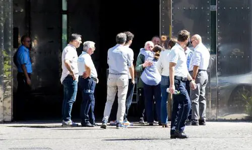 Marcello Dell'Utri esce dal carcere di Rebibbia