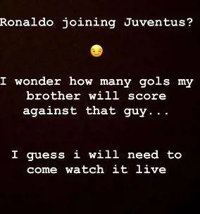 La sorella di Schick snobba Cristiano Ronaldo: "Chissà quanti gol farà mio fratello"