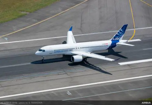 Airbus entra nel settore da 100/150 posti con i nuovi A220