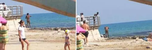 Pozzallo, migranti fanno il bagno nudi: "Da noi è normale fare così"