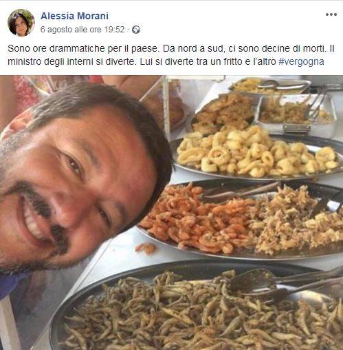 La piddina accusa Salvini: 'Vergogna, ridi coi morti'. Ma sbaglia e fa una figuraccia