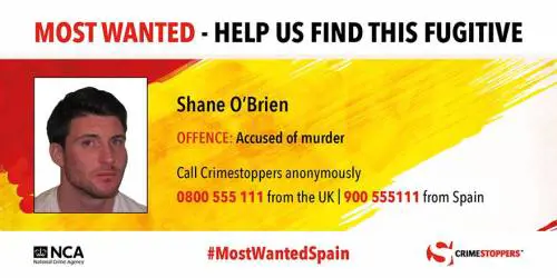 Shane O’Brien, ricercato da Scotland Yard: sarebbe nascosto in Italia