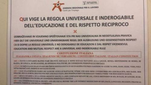 Stranieri rifiutano di parlare alle operatrici del centro, la Regione risponde con un cartello