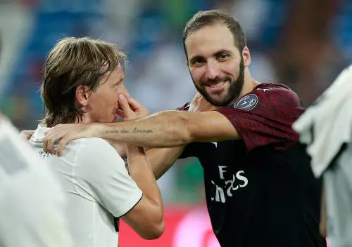 Modric-Inter, non è finita: quel colloquio con Higuain alimenta le speranze nerazzurre