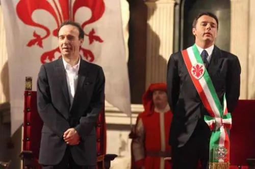 Benigni con Renzi nel docufilm su Firenze? L'agente smentisce