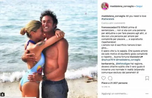 Maddalena Corvaglia, hot sull’isola di Ischia con il nuovo amore 