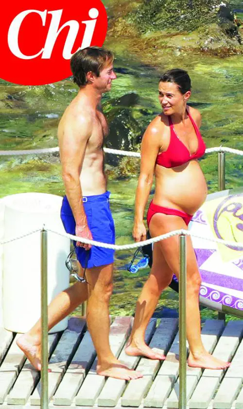 Le prime foto di Pippa Middleton col pancione