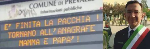 "Il mio comune è anti-gender e non c'è neppure un migrante"
