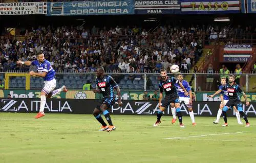 Il super tacco di Quagliarella schiaccia il "suo" Napoli