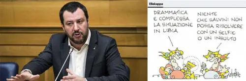 Libia, Repubblica attacca Salvini. E il leghista: "L'unico che ride è Macron"