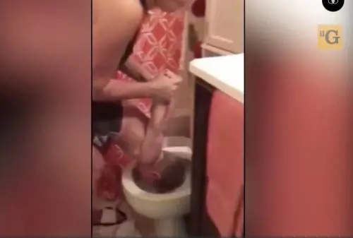 Madre inzuppa la testa del figlio nel water: "Era solo un gioco.."