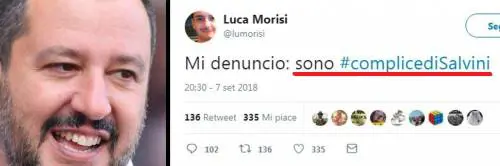 Cosa c'è dietro l'hashtag #ComplicediSalvini