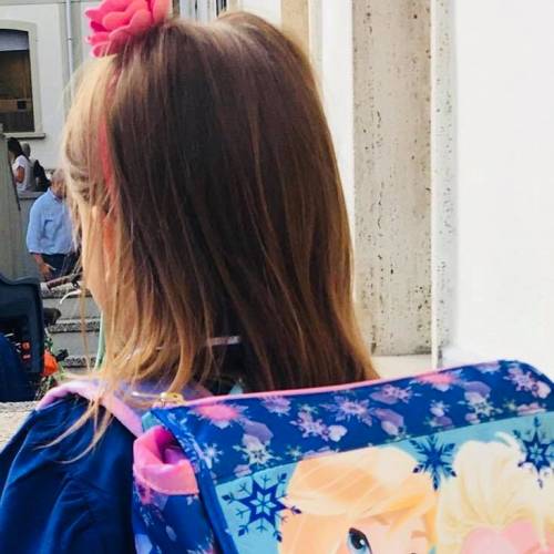 Il messaggio di amore di Salvini per la figlia: "Buon primo giorno di scuola Principessa"