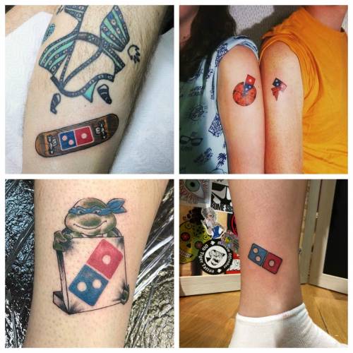 Pizza gratis a vita in cambio di un tatuaggio: la campagna di Domino's