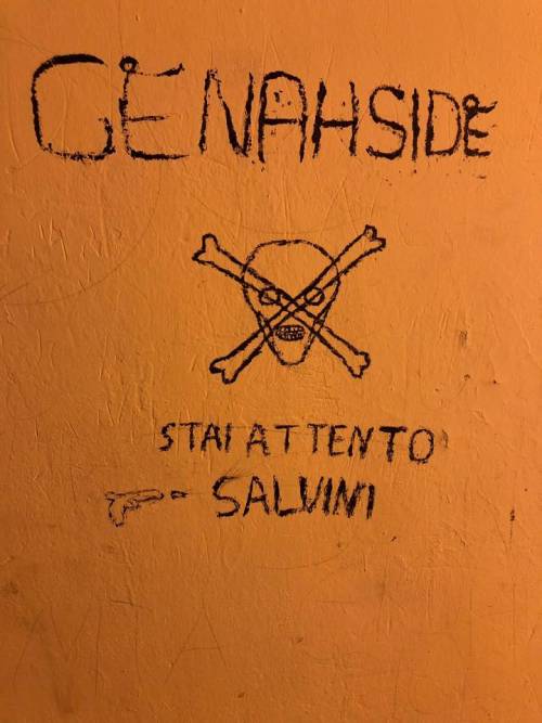 "Salvini stai attento". Quelle minacce a Matteo con teschi e pistole